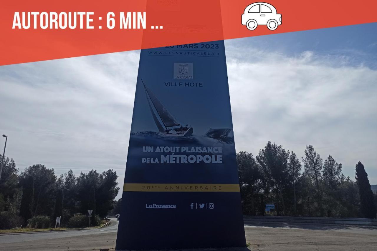 Ete Indien - Plage - Wifi - Host Provence Daire La Ciotat Dış mekan fotoğraf